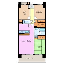 ライオンズマンション相生の物件間取画像